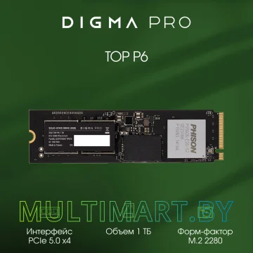 SSD диск Digma Pro Top P6 1TB (DGPST5001TP6T4) картинка 5